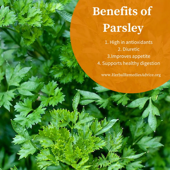 What are are some good uses for parsley?