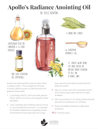 Appolo's radiance anointing oil recipe