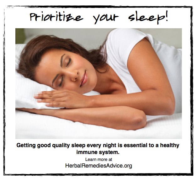 Sleep is crucial to our healing process and is one of the greatest natural immune system boosters.