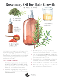 Rosemary Oil for Hair Growth