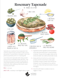 Rosemary Tapenade Recipe