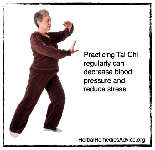 Practicing Tai Chi regularly can decrease blood pressure and reduce stress