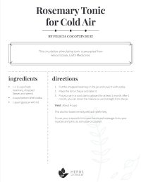 rosemary tonic