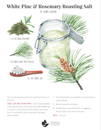 White Pine Salt Recipe